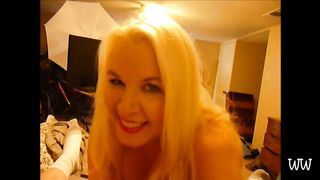 Wyoming Wynters - Mommy Walks In On Son Stroking with her Panties