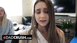 Dad deals with his bratty daughters laney grey minxx marley for disobeying him