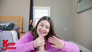 KCupQueen - Crop Top Try On And Titfuck For Son