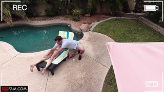 Gracey Fox aka Gracey Snow - Oiled Up Stepdaughter