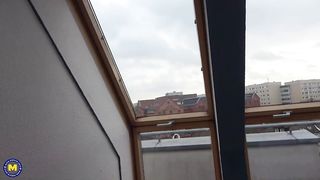 Busty mature mom get fucked by her  son in POV style