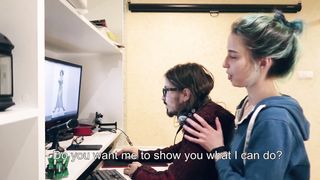 MySchoolLif - Stepsister Seduces a Nerd to Copy his Physics Text FullHD