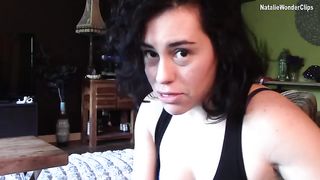 Natalie Wonder - Home Wrecking daughter Takes daddy's Cum